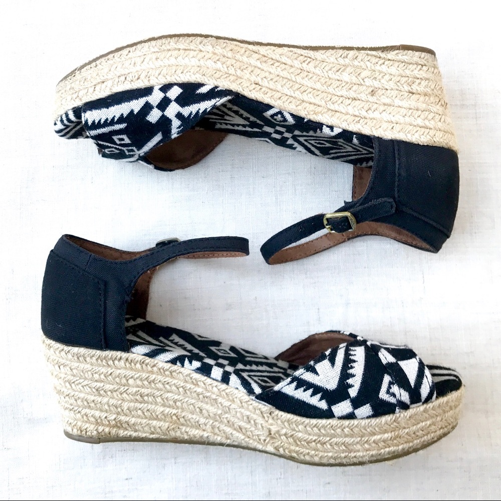 Toms jute wedge Espadrille Sandals